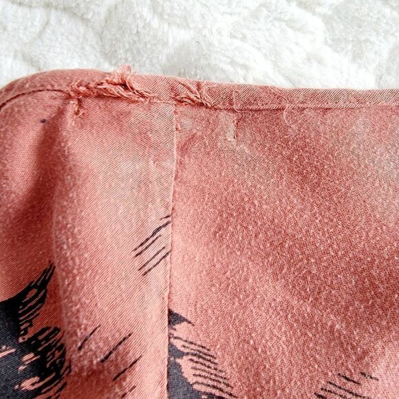 Amuse Society long sleeved blouse tee shirt top palm peasant XS maeve - Picture 3 of 9